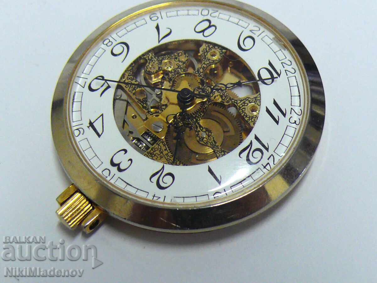 From 1st. SKELETON pocket Mechanical watch, working - 6 From 1st. SKELETON pocket Mechanical watch, working - 6