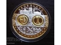 Ευρώ μετάλλιο - Ολλανδία - proof - 2002 - ασήμι με επιχρύσωση
