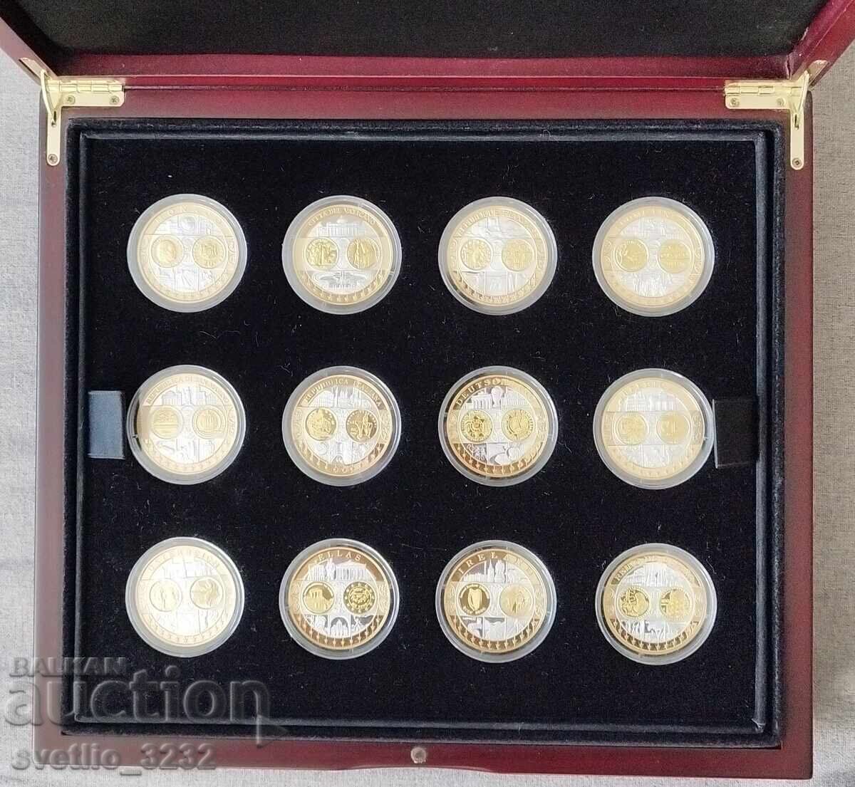 Silver Medals 16 pcs European Union with price € 1000.00 | 1955.83 BGN