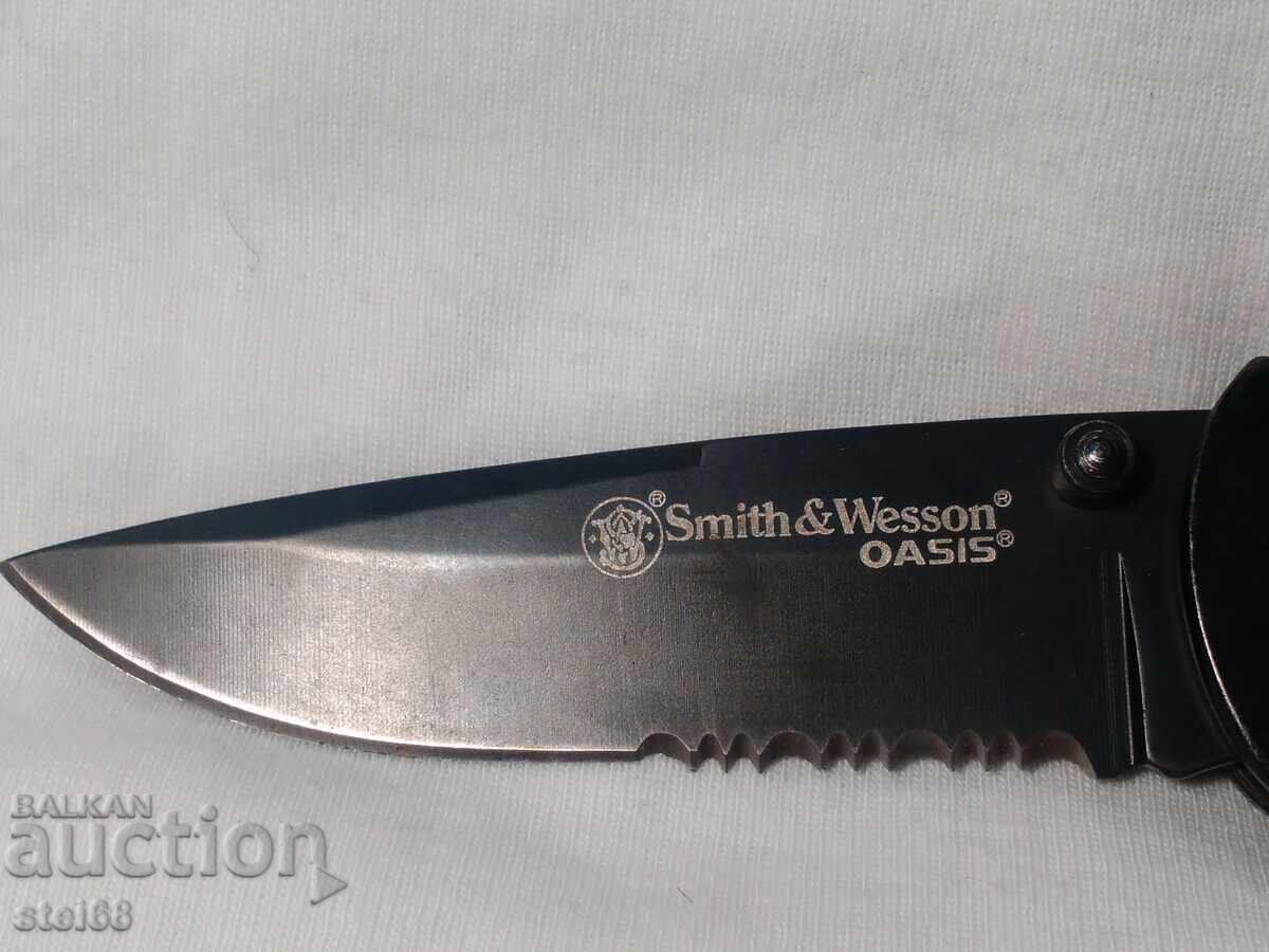 POCKET KNIFE - Smith & Wesson OASIS 0.01 BZC with price 11.00 BGN | € 5.62