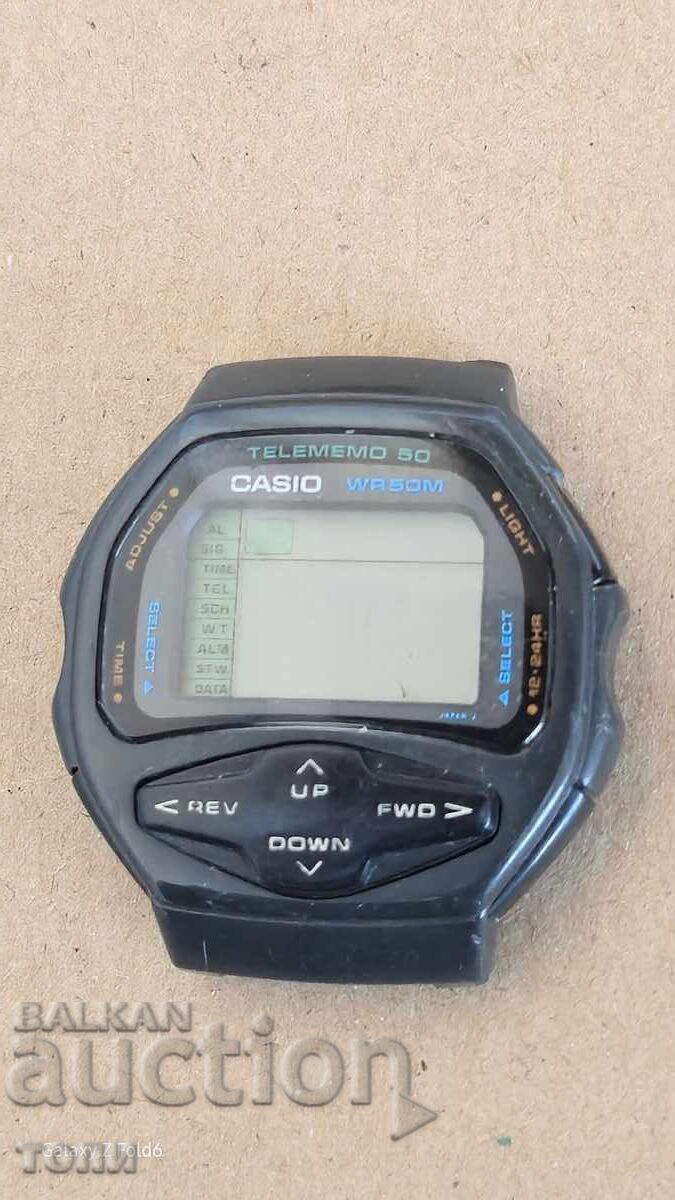 Auction  CASIO LED QUARTZ JAPAN RARE, UNKNOWN IF WORKING, NO BATTERY!
