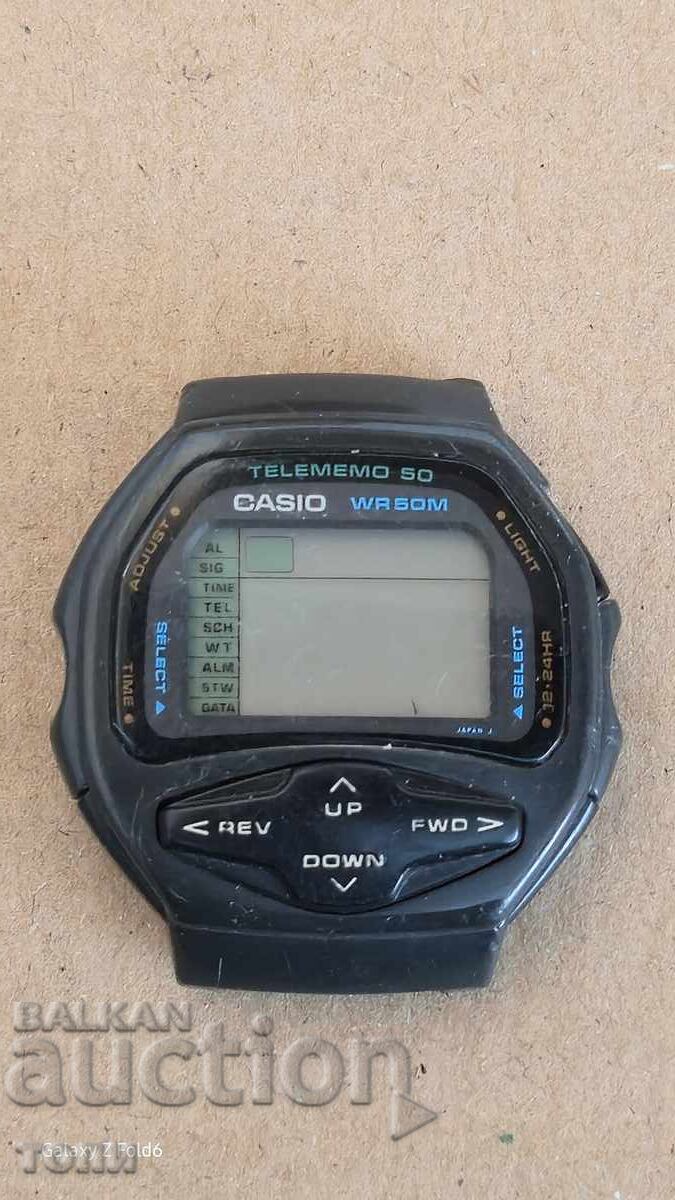 CASIO LED QUARTZ JAPAN RARE, UNKNOWN IF WORKING, NO BATTERY!