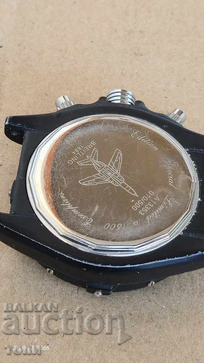 BREITLING AUTOMATIC CHRONOGRAPH REPLICA RARE WORKS BZC!!! - 5 BREITLING AUTOMATIC CHRONOGRAPH REPLICA RARE WORKS BZC!!! - 5