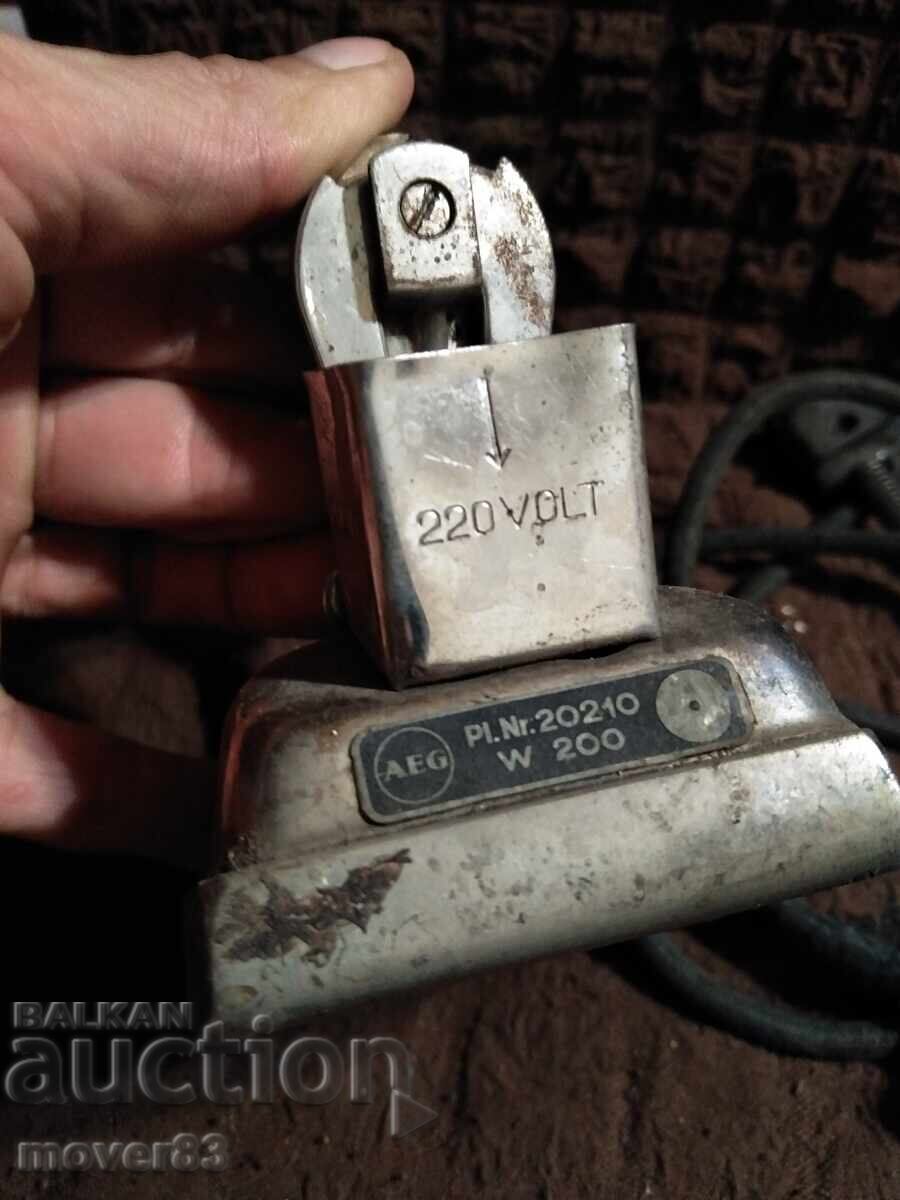 Auction Old iron "AEG" Auction Old iron "AEG"