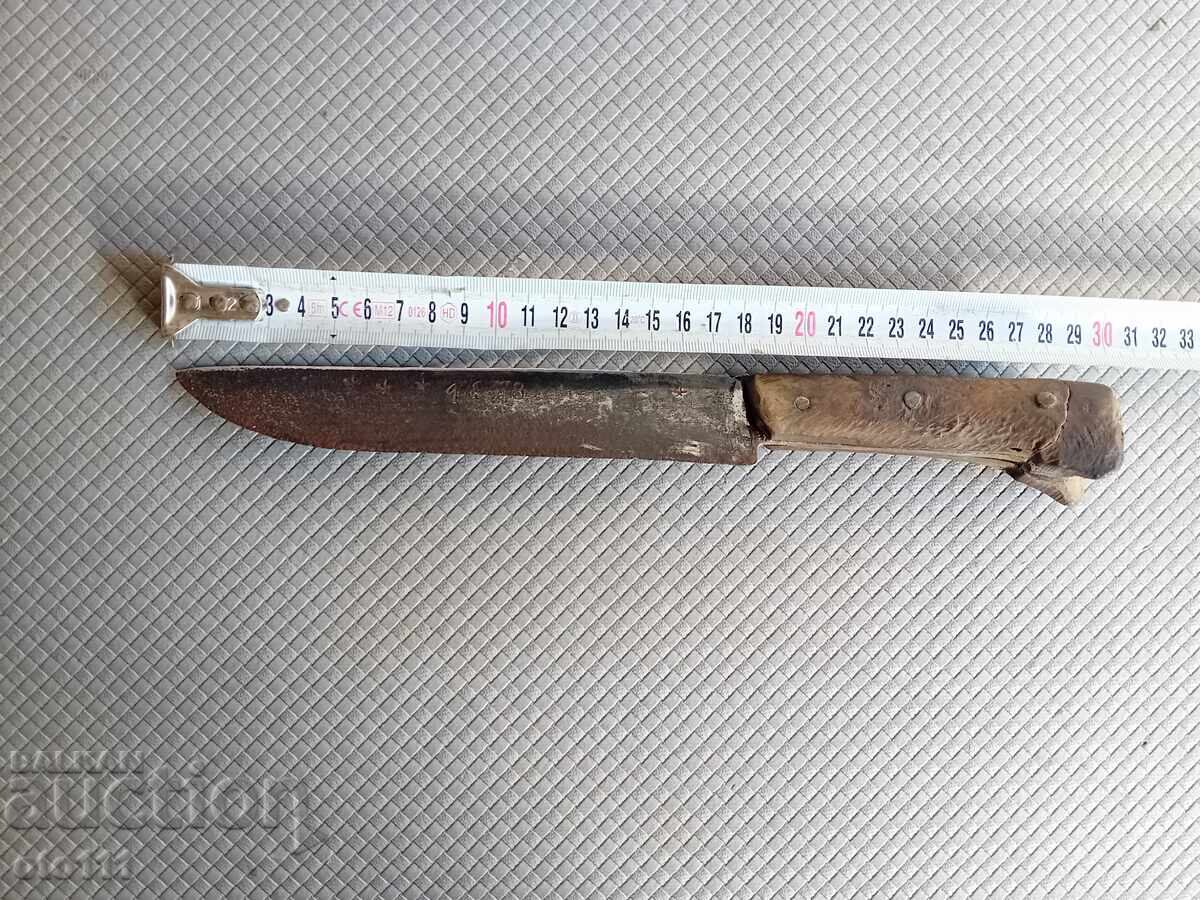 CUȚIT VECHI DE PĂSTOR KARAKULAK