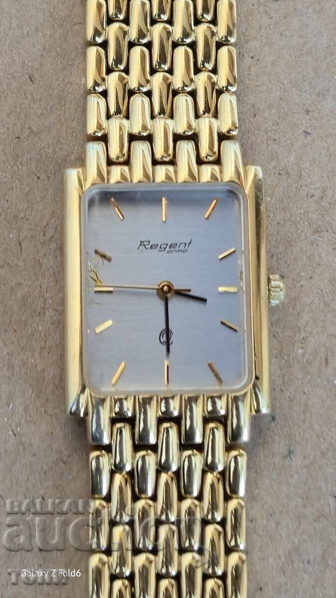 REGENT QUARTZ RARE GOLD-PLATED WORKS WITHOUT WARRANTY BZC !!!! with price 3.50 BGN | € 1.79