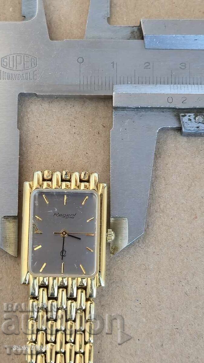 REGENT QUARTZ RARE GOLD-PLATED WORKS WITHOUT WARRANTY BZC !!!! - 6