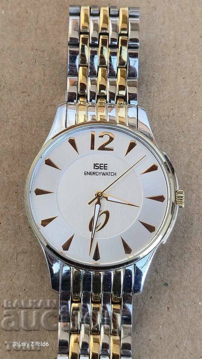 ISEE ENERGY WATCH QUARTZ RARE WORKS WITHOUT WARRANTY BZC!!! ISEE ENERGY WATCH QUARTZ RARE WORKS WITHOUT WARRANTY BZC!!!