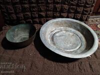 Copper cookware. Set