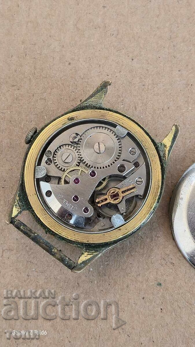 RARE GOLD-PLATED WATCH WORKS WITHOUT WARRANTY BZC !!!! - 5 RARE GOLD-PLATED WATCH WORKS WITHOUT WARRANTY BZC !!!! - 5