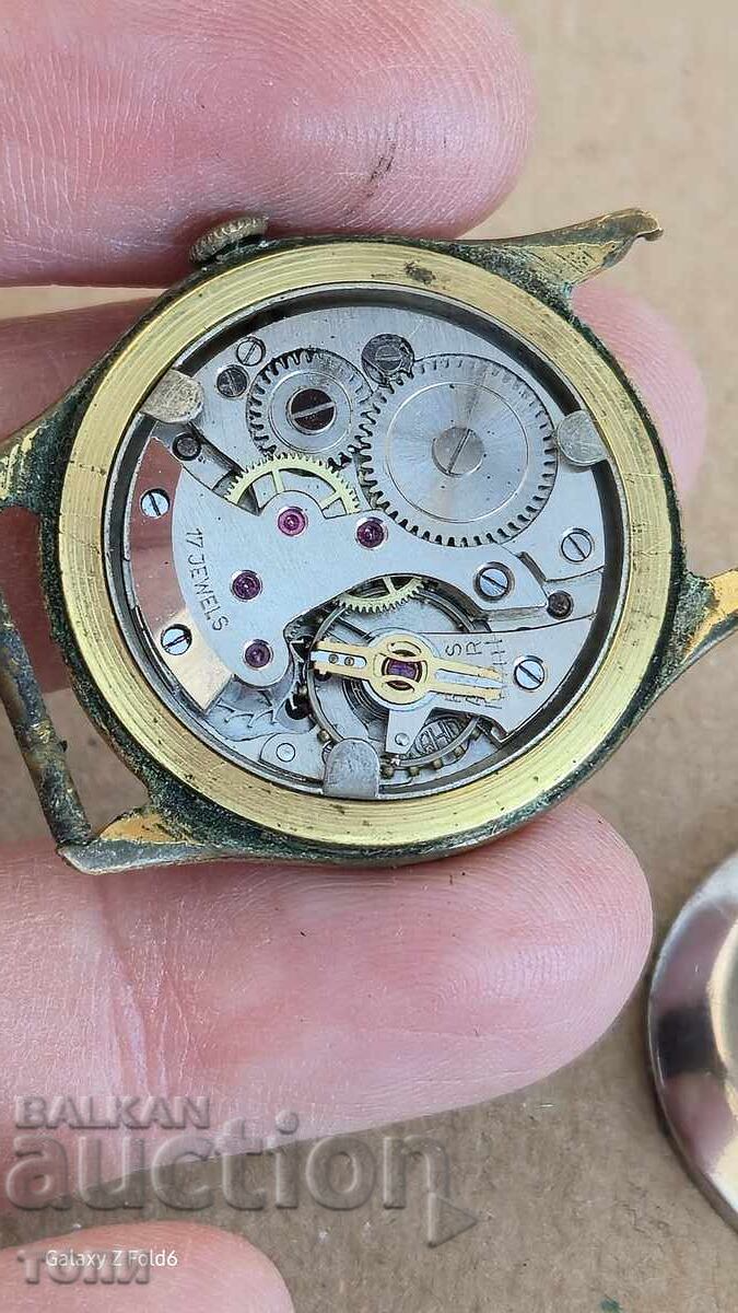 RARE GOLD-PLATED WATCH WORKS WITHOUT WARRANTY BZC !!!! - 6 RARE GOLD-PLATED WATCH WORKS WITHOUT WARRANTY BZC !!!! - 6