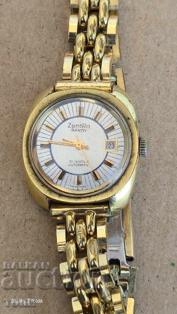 ZENTRA SAVAY AUTOMATIC SWISS MADE RAR AURIT FUNCTIONEAZĂ BZC cu preț 26.11 BGN | € 13.35