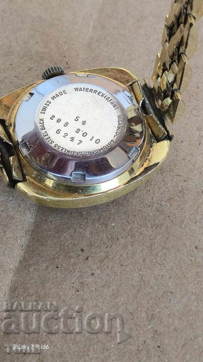 Livrarea ZENTRA SAVAY AUTOMATIC SWISS MADE RAR AURIT FUNCTIONEAZĂ BZC