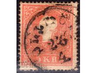 Austria - 1858 - Classic - Regular - Kaiser Franz Joseph, hallmark