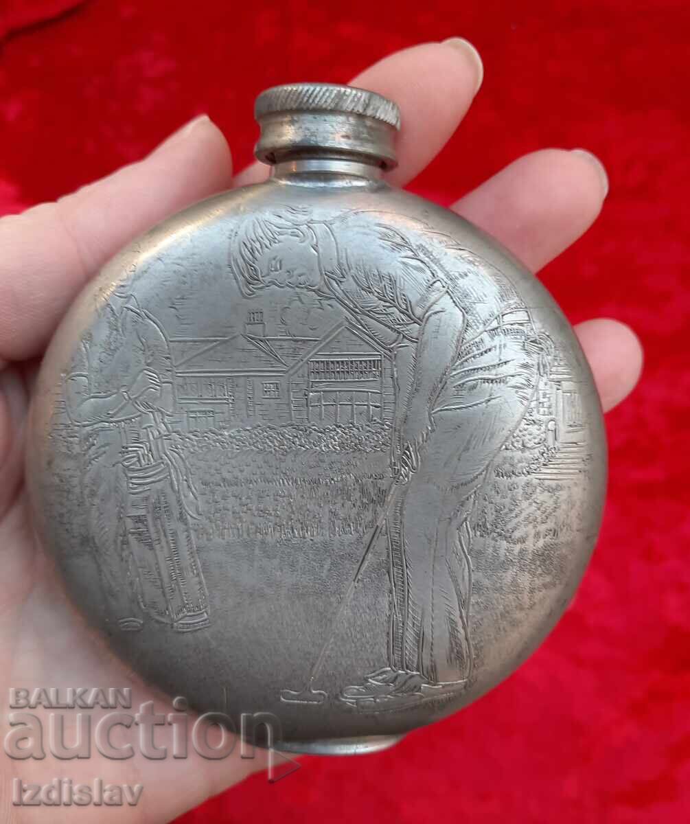 Δημοπρασία Αγγλική συλλεκτική μίνι φιάλη Δημοπρασία Αγγλική συλλεκτική μίνι φιάλη