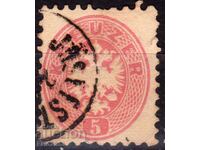 Austria - 1863 - Classic - Regular - Coat of Arms "Double-headed Eagle", hallmark