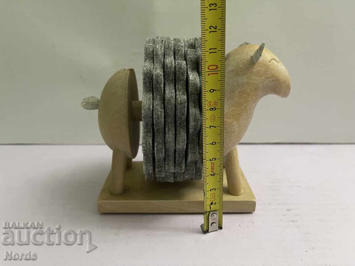 Ξύλινο αρνάκι σουβέρ - 5 Ξύλινο αρνάκι σουβέρ - 5