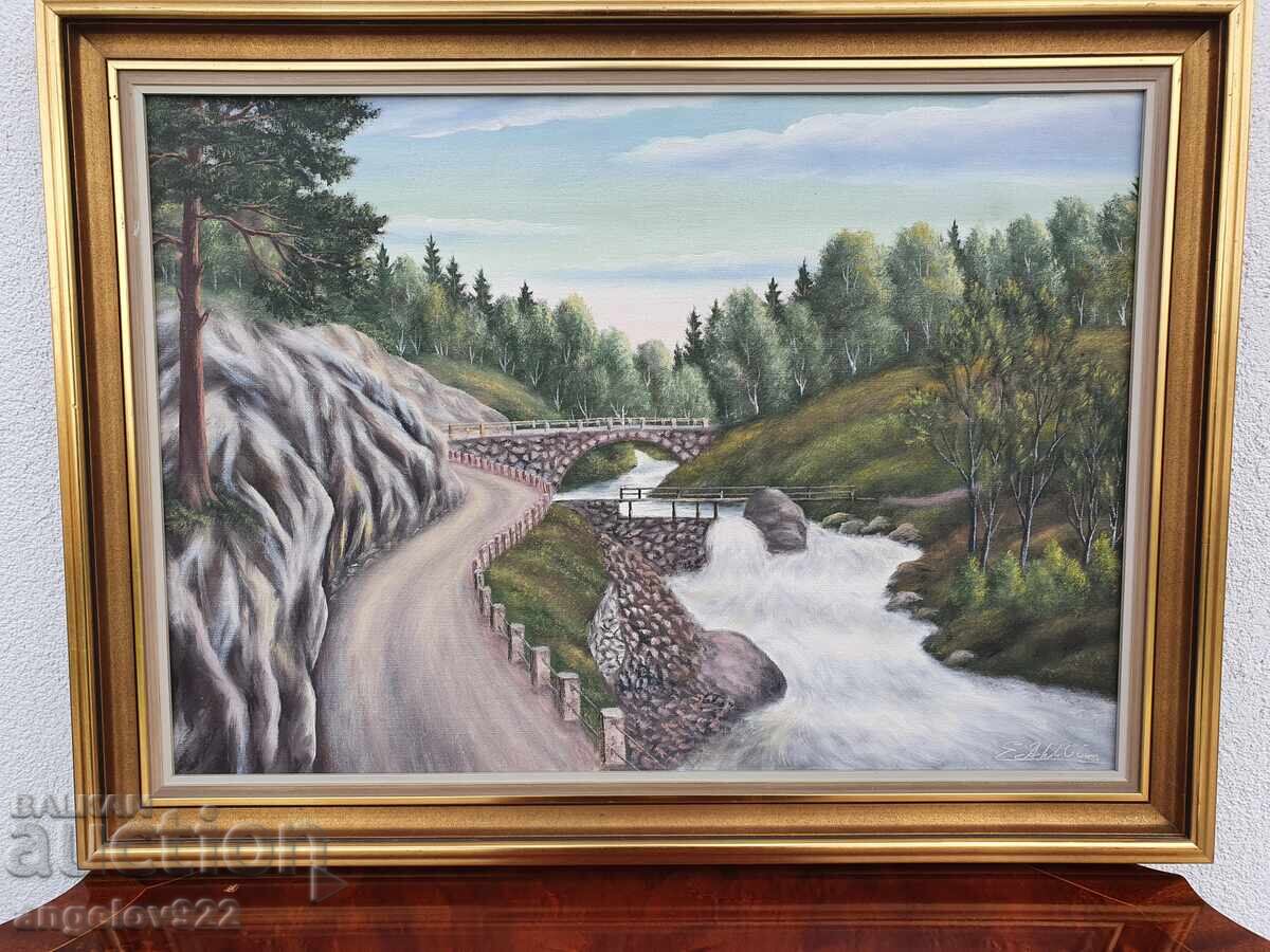 Δημοπρασία Πρωτότυπη ελαιογραφία σε καμβά!!!