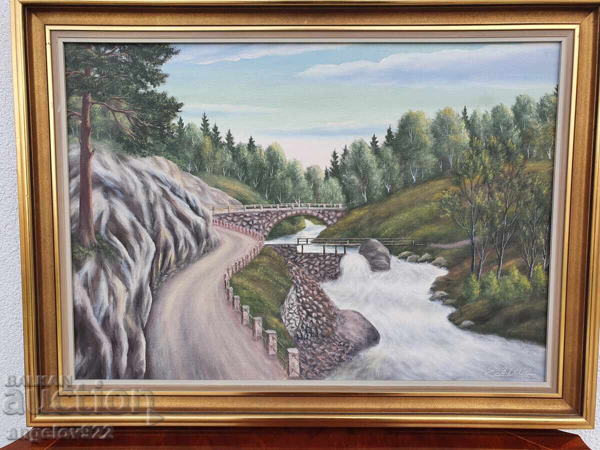 Παράδοση Πρωτότυπη ελαιογραφία σε καμβά!!!