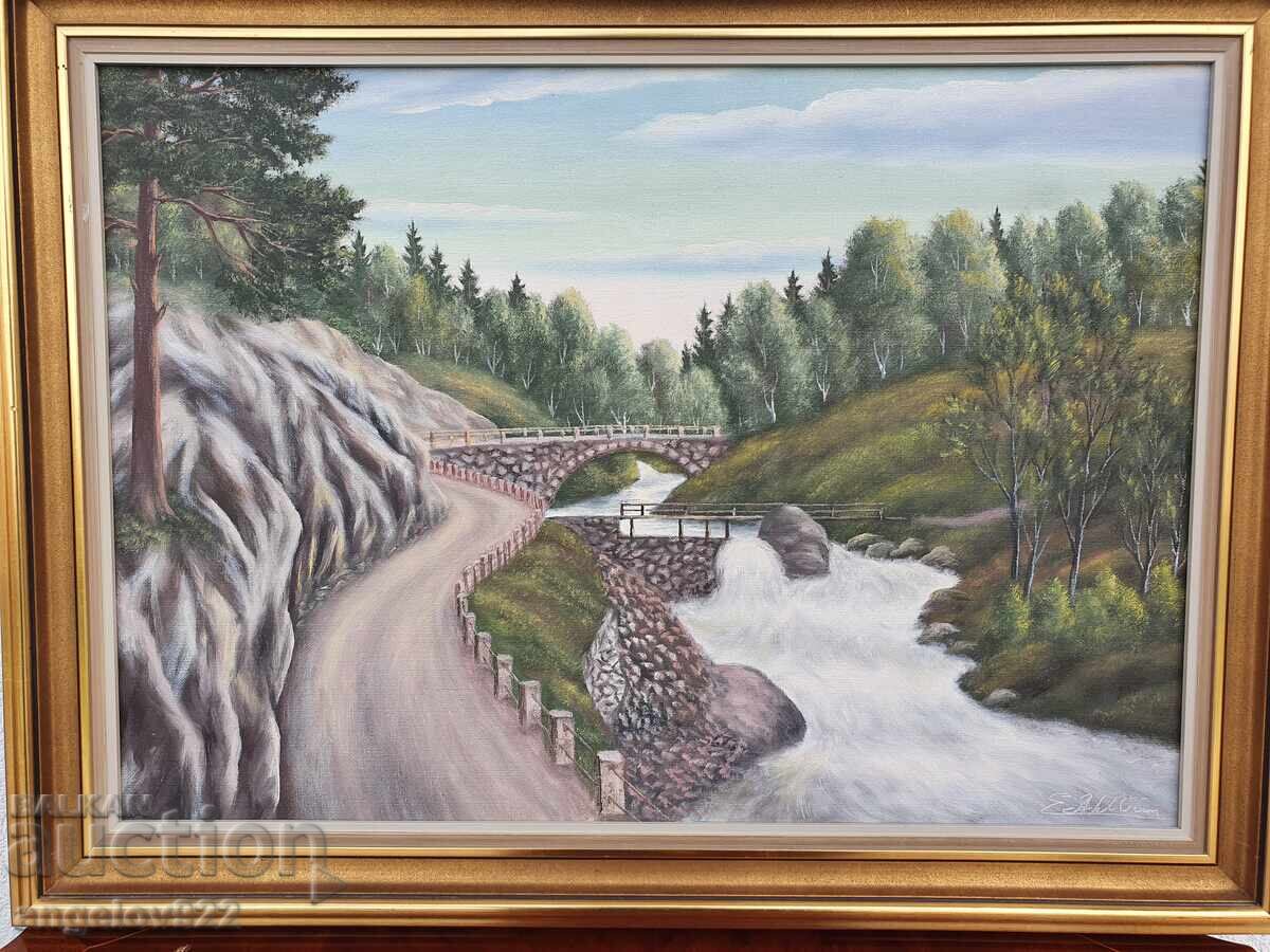 Πρωτότυπη ελαιογραφία σε καμβά!!! - 5