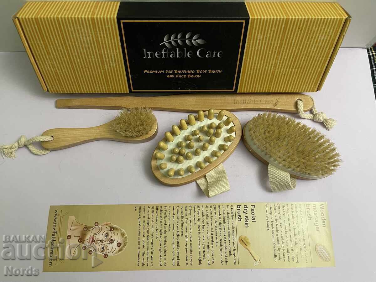 Ξύλινες βούρτσες για μασάζ