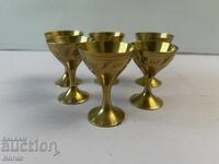 Σερβίς μπρούτζινων φλιτζανιών