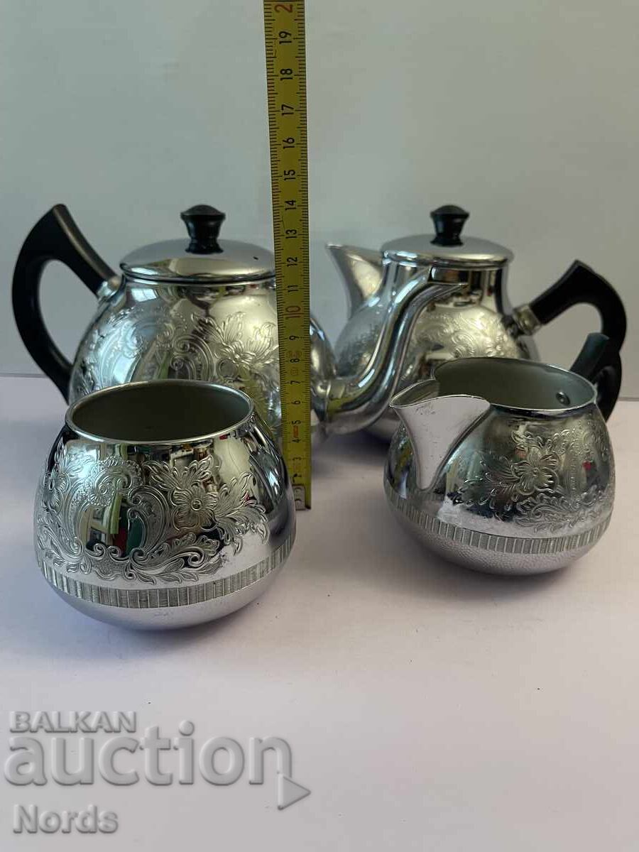 Μεταλλικό σετ τσαγιού και καφέ - 5