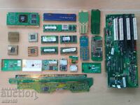 Lot of processors, RAM and motherboards for electronic scrap