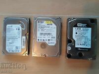 Lot of hard drives for electronic scrap