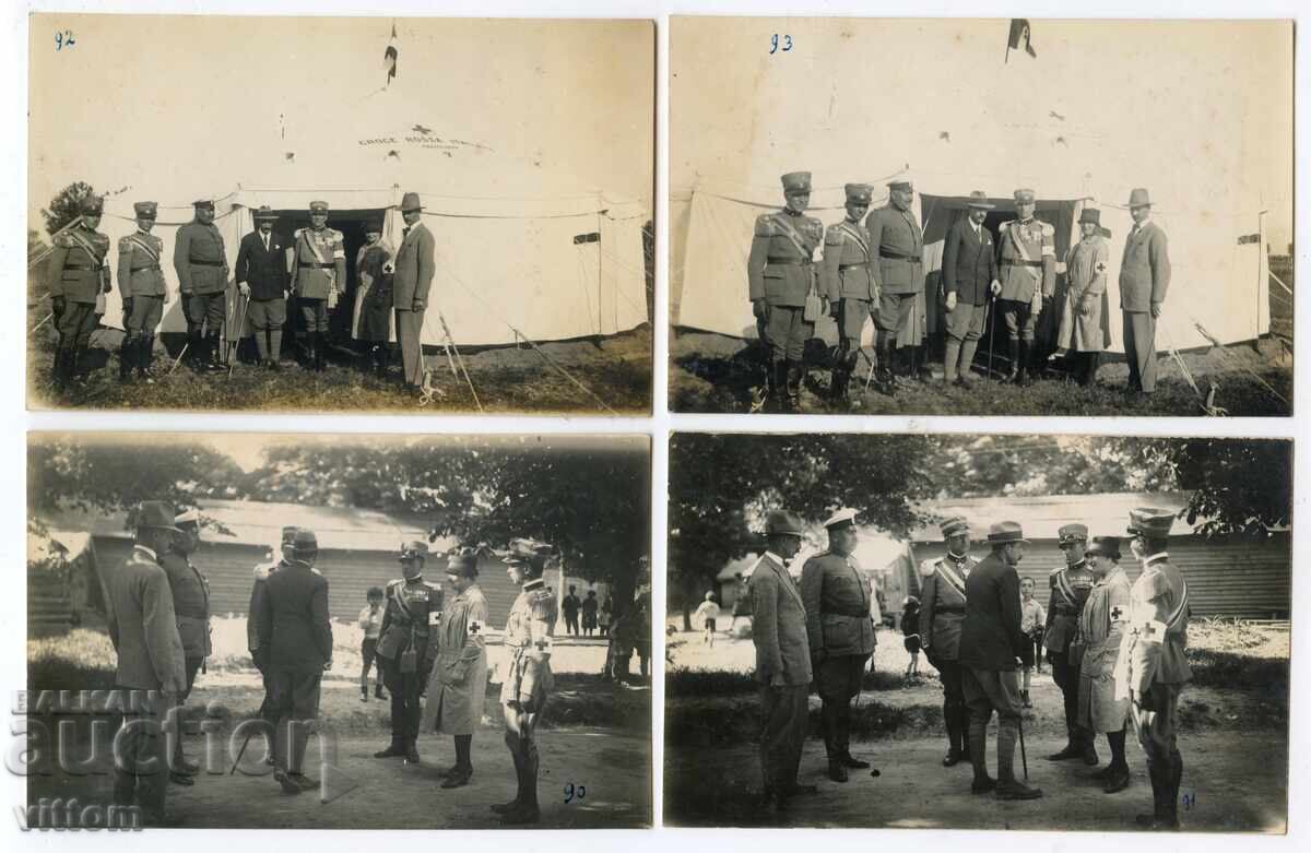Tsar Boris in Plovdiv Earthquake 1928 4 Original Photos