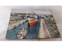 Postcard Varna Dry Dock 1960