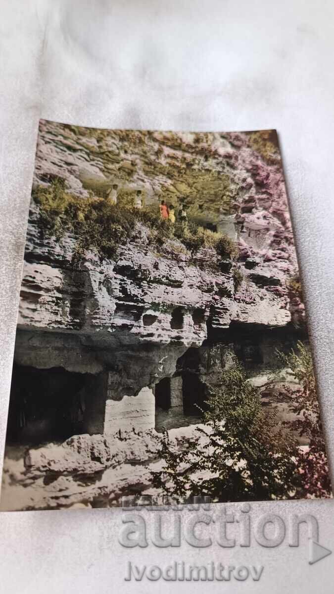 Postcard Varna Aladzha Monastery XIV century 1962