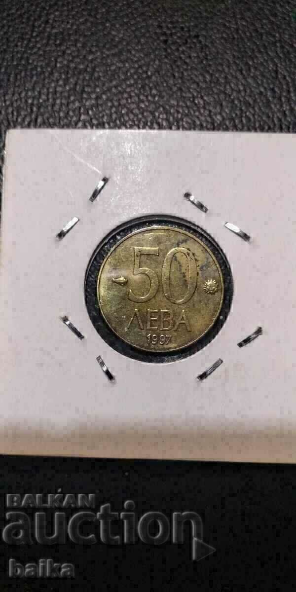 50 λέβα 1997 - ΕΚΤΟΠΙΣΜΕΝΗ ΓΩΝΙΑ!!! 50 λέβα 1997 - ΕΚΤΟΠΙΣΜΕΝΗ ΓΩΝΙΑ!!!