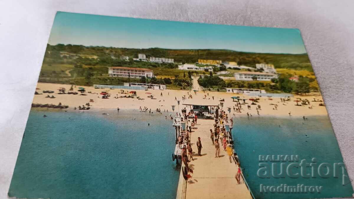 Καρτ ποστάλ Golden Sands Γενική άποψη 1960