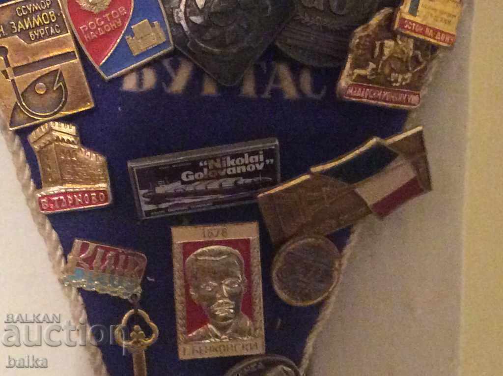 RARE BADGES-38pcs in/out flag!!! - 5