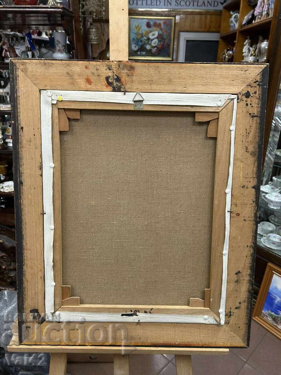 Oil painting - S. de Vos - Portrait of an old man - 5