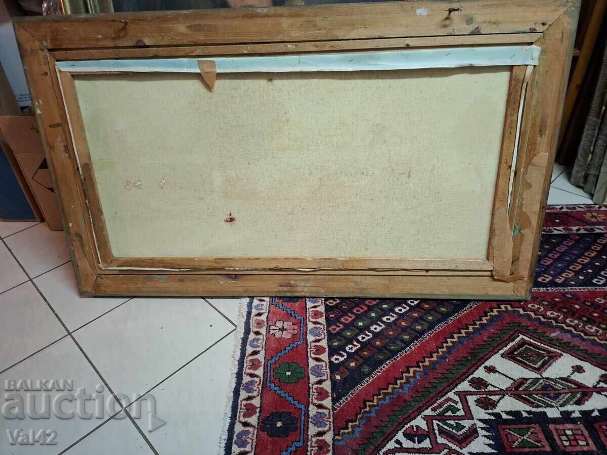 Πίνακας "Τοπίο με ανεμόμυλο" - ελαιογραφία, μπαρόκ - 5 Πίνακας "Τοπίο με ανεμόμυλο" - ελαιογραφία, μπαρόκ - 5