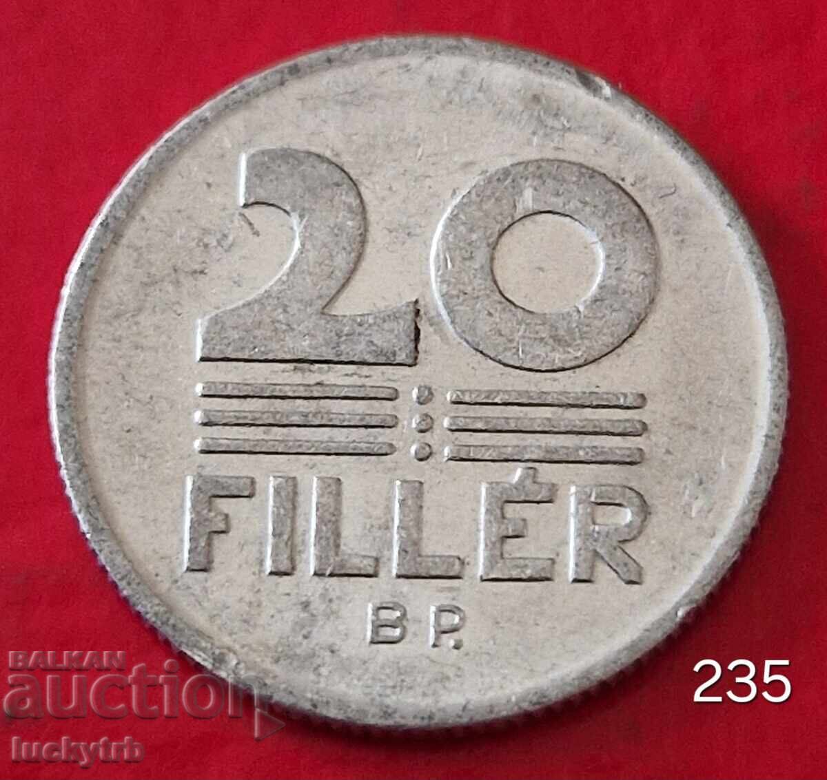 20 φίλερ 1986 - Ουγγαρία 20 φίλερ 1986 - Ουγγαρία