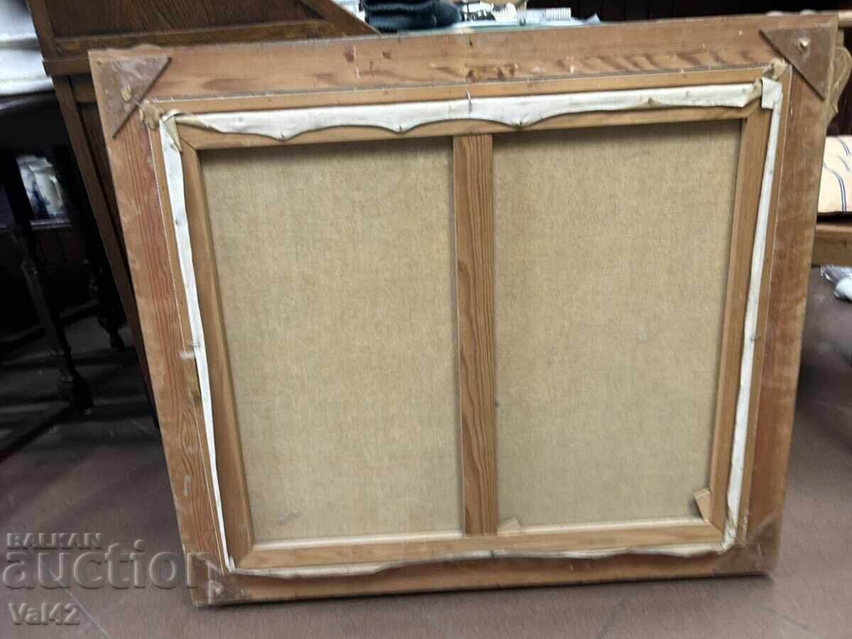 Landscape - oil painting in a Baroque frame with price 106.01 BGN | € 54.20