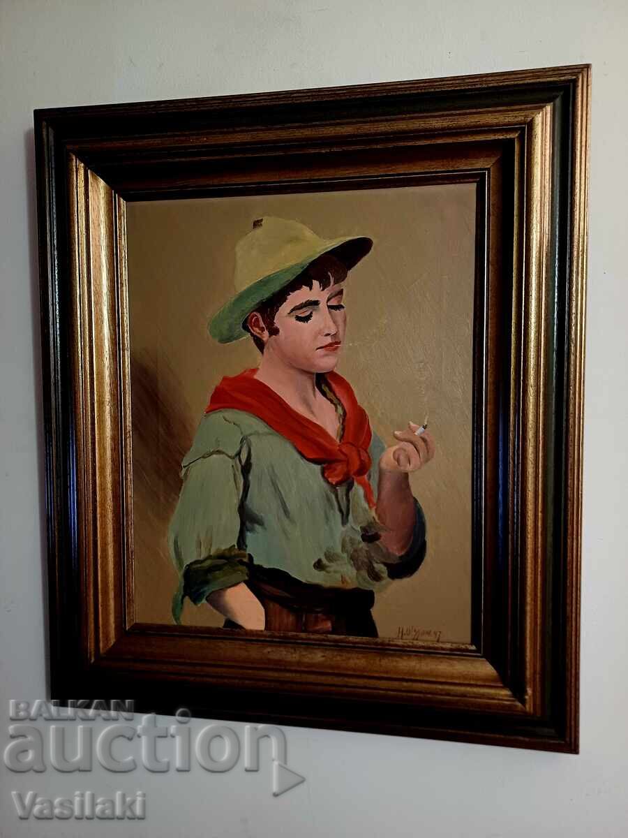 Oil on canvas with price 30.00 BGN | € 15.34