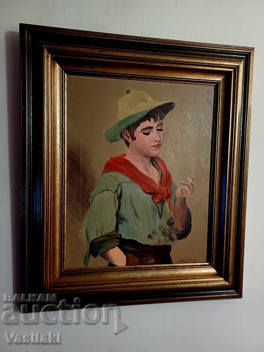 Auction  Oil on canvas