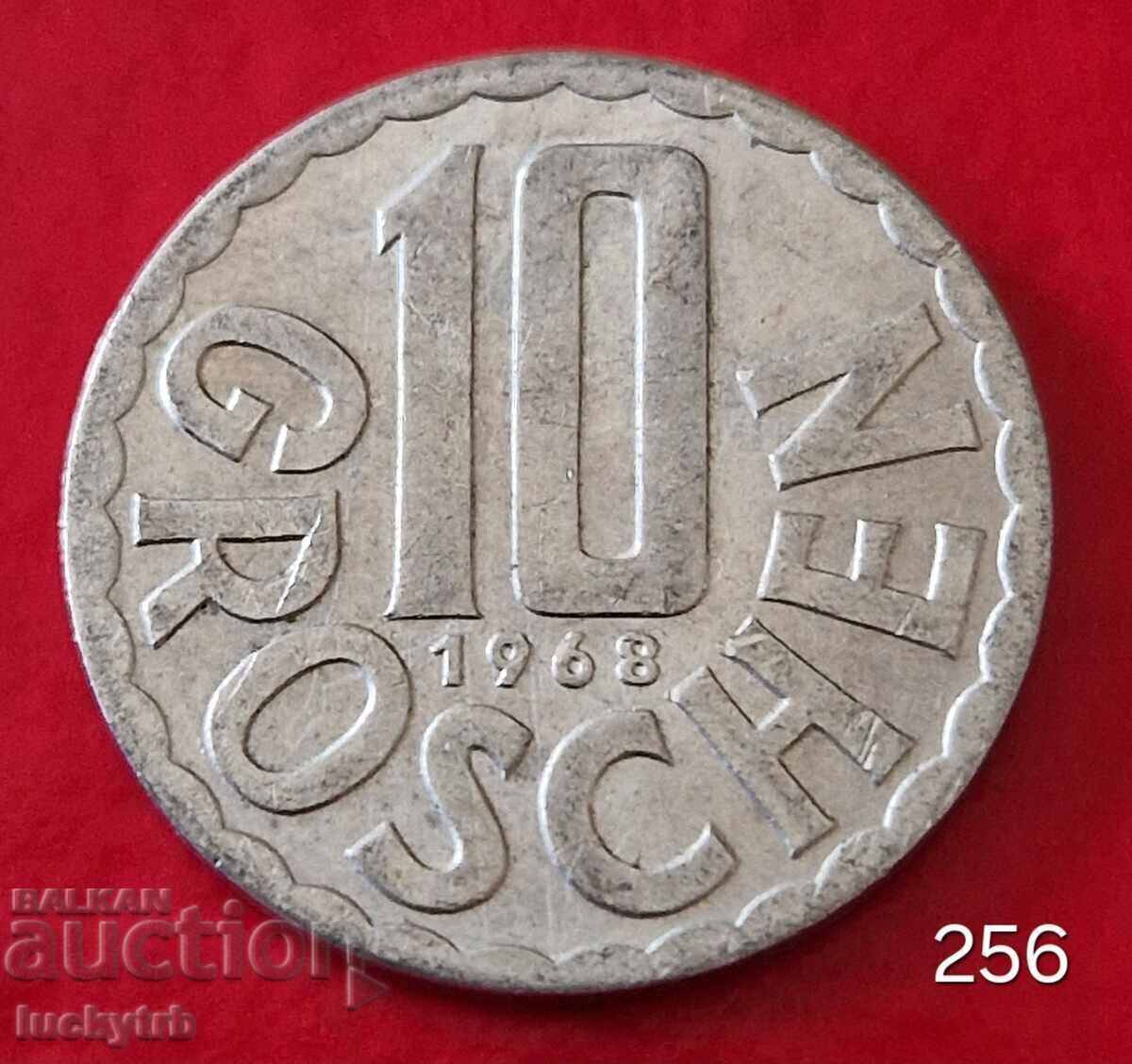 10 groși 1968 - Austria