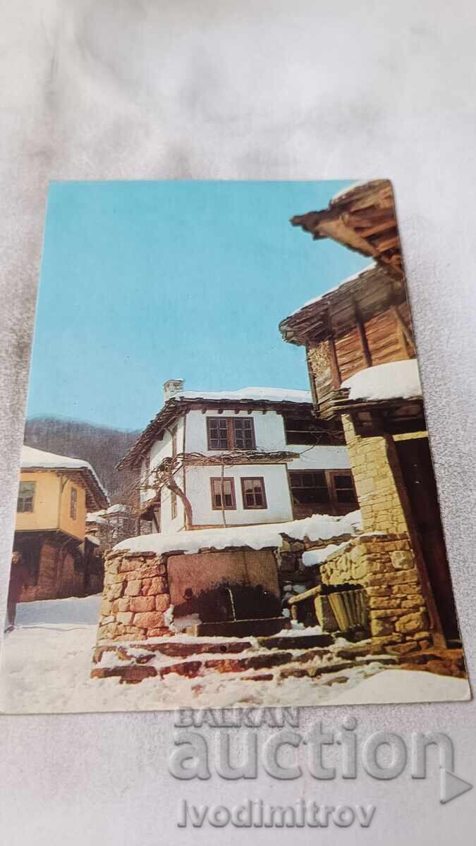 Ευχετήρια κάρτα Μποζέντσι Παλιά σπίτια Ευχετήρια κάρτα Μποζέντσι Παλιά σπίτια