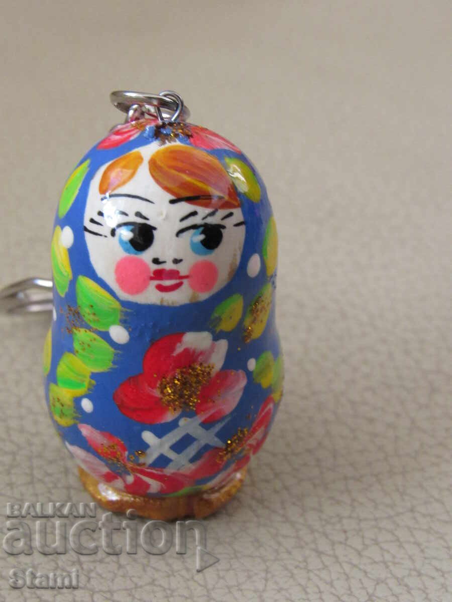Matryoshka keychain from Russia with price 5.00 BGN | € 2.56