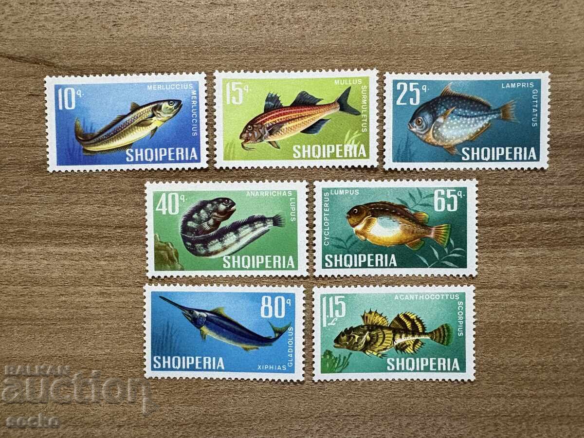 Albania - Fish (1967) MNH