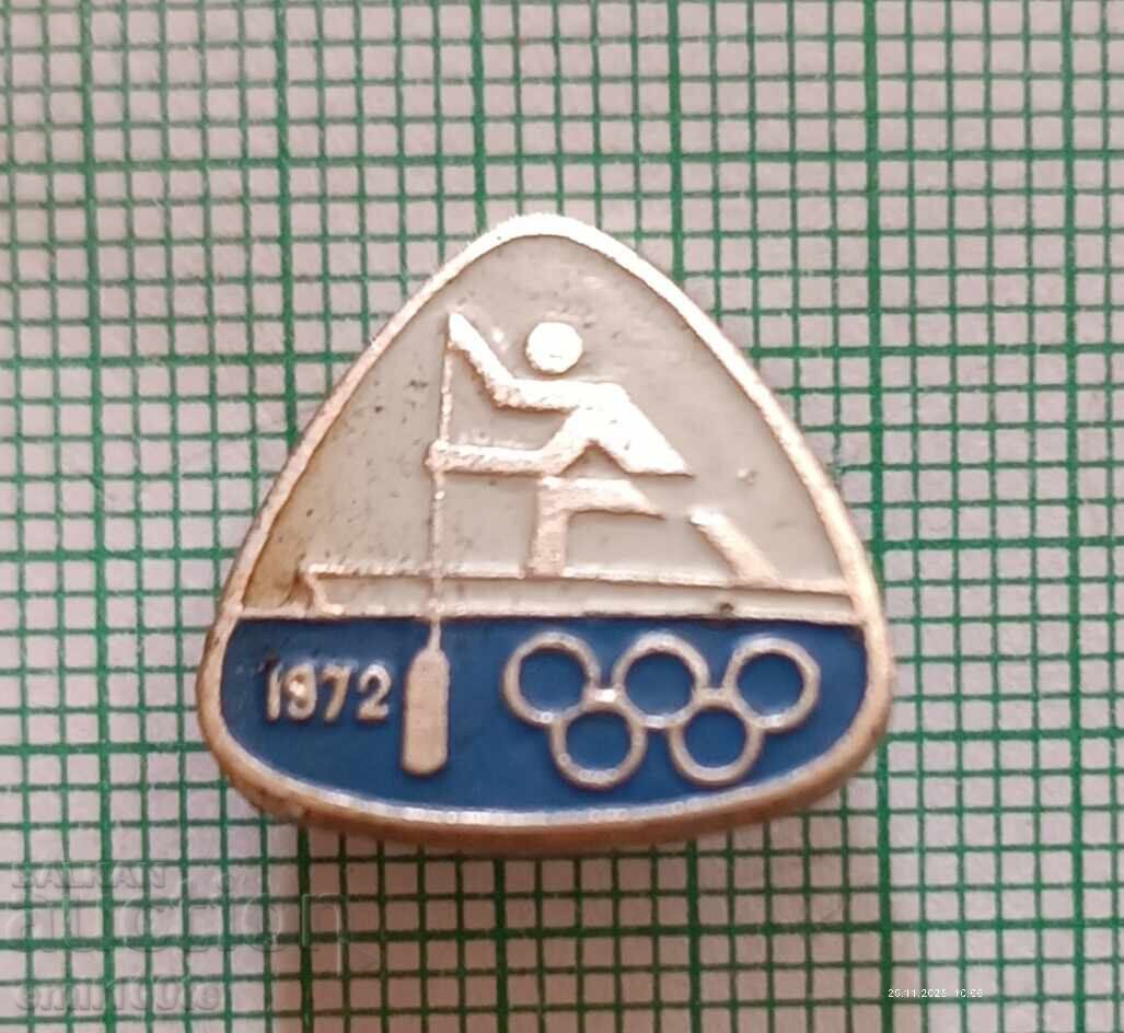 Значка- Олимпиада Мюнхен 1972  Кану каяк
