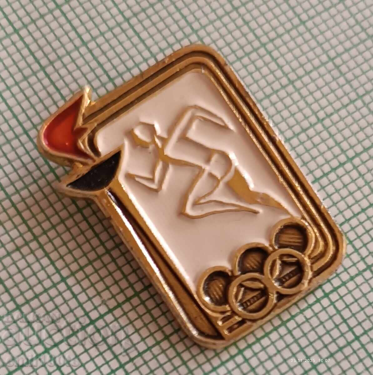 Значка- Олимпиада Лека атлетика с цена 2.00 лв. | € 1.02