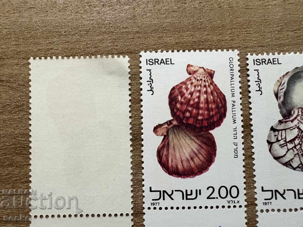 Israel - Red Sea Shells and Crustaceans (1977) MNH with price 0.55 BGN | € 0.28