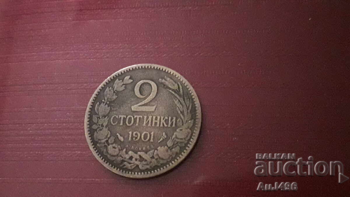 2 cents 1901 2 cents 1901
