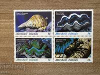 Μαρshalλοβες Νήσοι - WWF - Θαλάσσια ζώα (1986) MNH